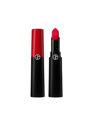 Помада для губ giorgio armani lip power matte 308 forceful. вага 3.1 g.