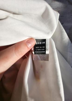 Красивое платье с открытой спиной shein с цветочным принтом. размер l, eur 40-423 фото