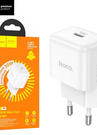Сетевое зарядное устройство hoco n32 pd30w white