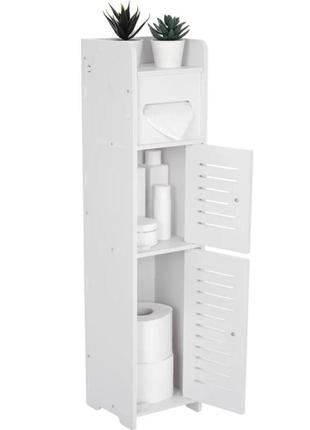 Узкий шкаф для ванной комнаты и туалета, держатель туалетной бумаги напольный pk-01...