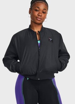 Женский бомбер under armour rock project оригинал из новых коллекций.
