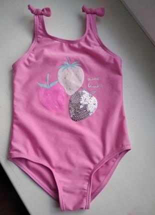 Primark купальник 2-3 года 92-98 см клубника