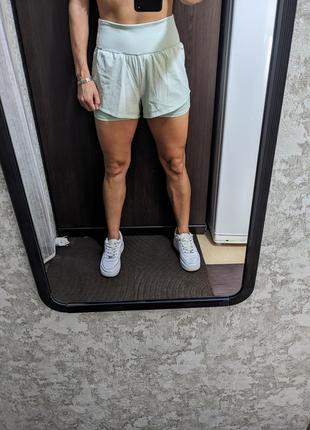 Спортивные двойные шорты от h&m