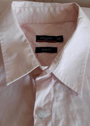 Стильная розовая рубашка с короткими рукавами pierre cardin poplin shirt mens4 фото
