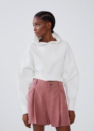 Летние шорты - юбка zara высокая посадка