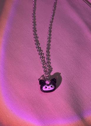 Подвеска кулон куроми kuromi hello kitty