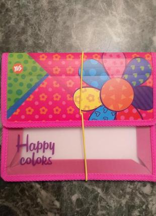 Папка для зошитів дітяча happy colors, формат а5
