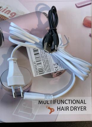 Беспроводной аккамуляторный фен для волос type-c usb