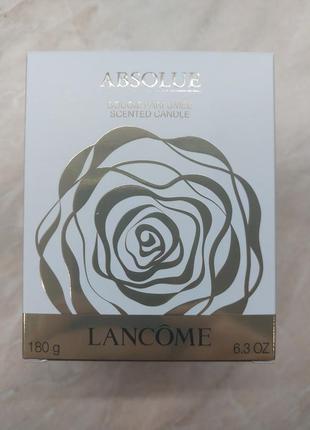 Нова оригінальна парфумована свічка від lancome absolue,  180 грам, з коробкою.