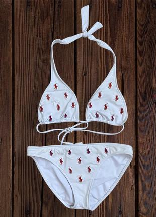 Купальник на зав'язках ralph lauren роздільний rl
