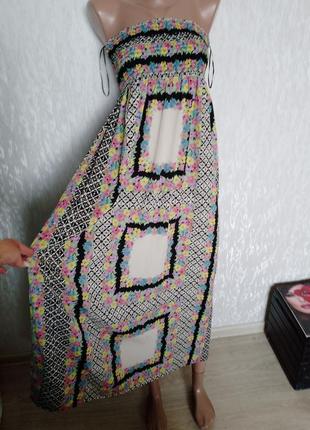 Фирменное красивое платье -сарафан 👗2 фото