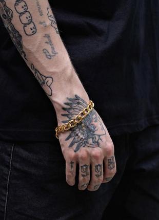 Браслет without chain gold man