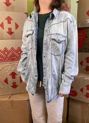 Женская рубашка рубашка diesel denim washed shirt