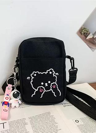 Bag with🐻борсетка из медвежонка, девичья сумка, сумка через плечо