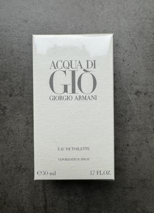 Giorgio armani acqua di gio, туалетна вода, 50 мл2 фото