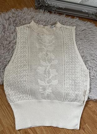 Zara топ , жилетка , безрукавка