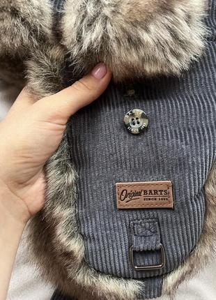 Зимова шапка вушанка зі штучним хутром від bart’s