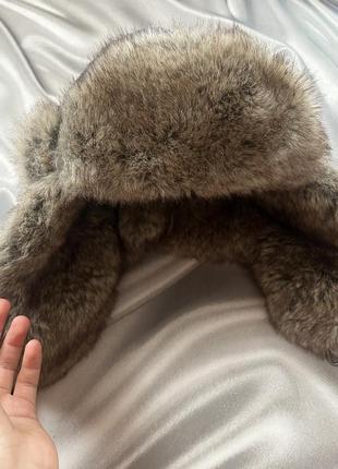 Зимова шапка вушанка зі штучним хутром від bart’s