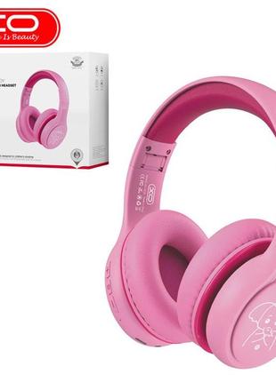 Bluetooth навушники з мікрофоном xo be26 рожеві