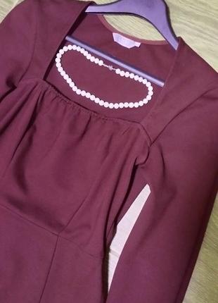 Шикарна сукня lichi (німеччина), джерсі, колір бургунді, розмір м (на s)