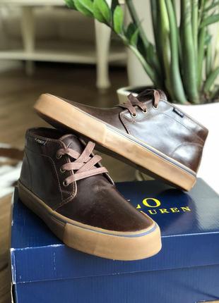Шкіряні чоловічі черевики polo ralph lauren maykn