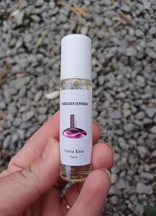 Масляный парфюм forbidden euphoria calvin klein женские, парфюм роликовый 10мл