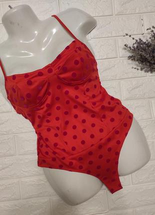 Боди в горох zara