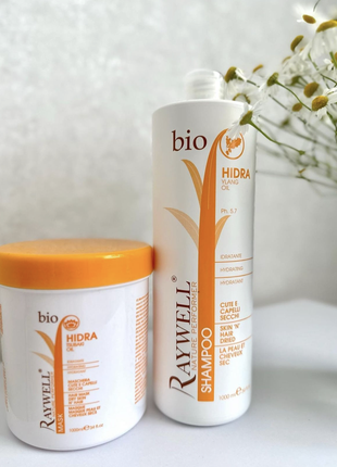 Набір для волосся Moisture Mask 100ml: шампунь 1 л + маска 1л