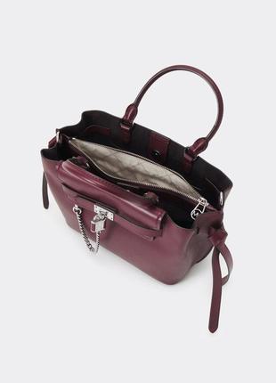 Шкіряна сумочка сетчел michael kors