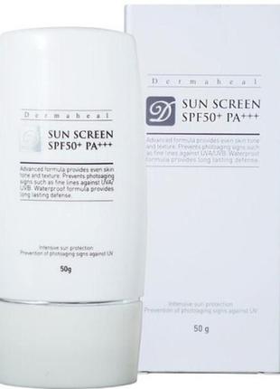 Dermaheal sun screen spf50 pa+++ крем для лица солнцезащитный, 50 g