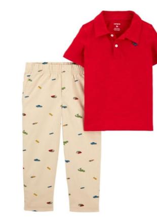 Комплект carter's футболка, штани