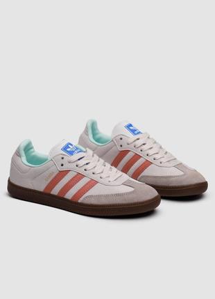 Adidas samba super low suede 'grey peach'