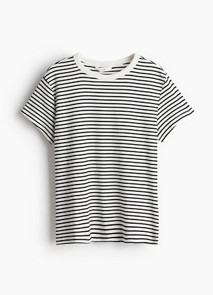 Футболка в смужку h&m, футболка в полоску