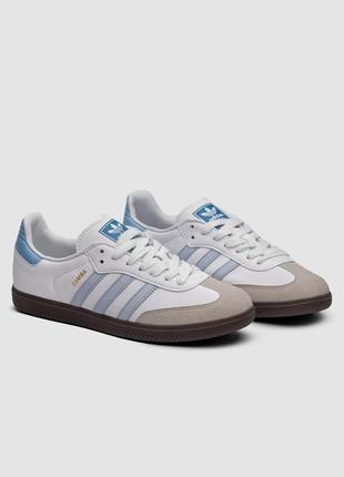 Adidas samba super low 'white blue'