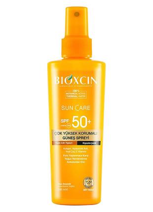 Сонцезахисний спрей з spf 50+ bioxcin, 200 мл