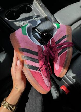 10 цветов🌈 женские кроссовки в стиле adidas gazelle адидас газели / демисезонные / летние, осенние / кожа, замша / белые, розовые, черные, синие, зеленые