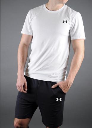 Мужская футболка under armour, андер, коттон, легкая, натуральная1 фото