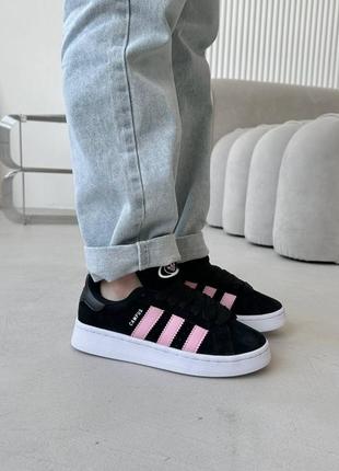 35 цветов🌈 женские кроссовки в стиле adidas girl campus адедас кампус / демисезонные / летние, осенние / замша / белые, черные, серые, розовые, бежевые