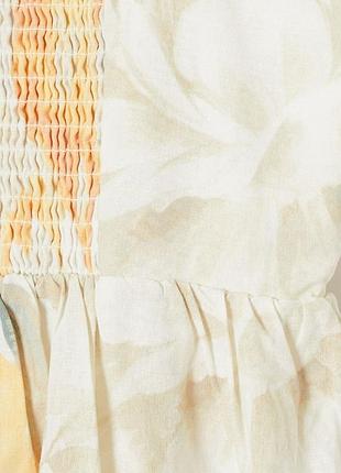 Платье сарафан натуральное лен h&amp;m льняное zara из льна reserved меди cos на...