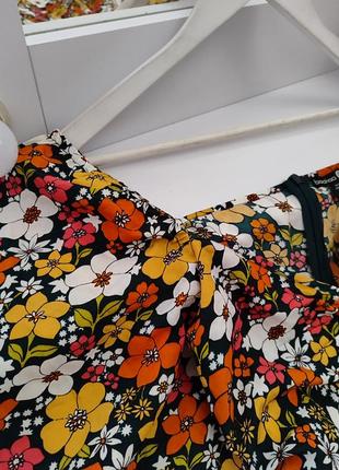 Блуза квітковий принт4 фото