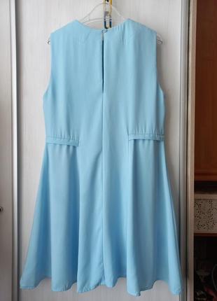 Нежное голубое платье naf-naf в стиле miu miu6 фото
