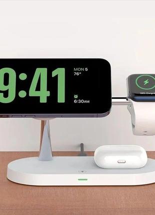 5 в 1 magsafe apple iphone безпровідна зарядка airpods apple watch