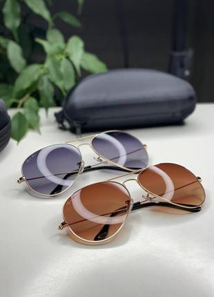 Сонцезахисні окуляри ray ban aviator крапельки (унісекс)