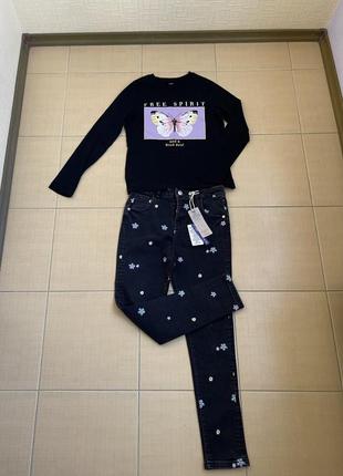 Джинсы скинни m&s на 11-12 лет, 152 см