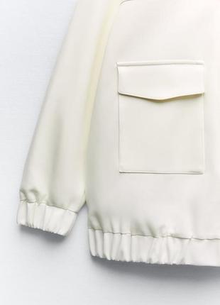 Невловимий лляний бомбер/піджак/куртка zara з лімітованої колекції. на сайті уже все розпродано.2 фото