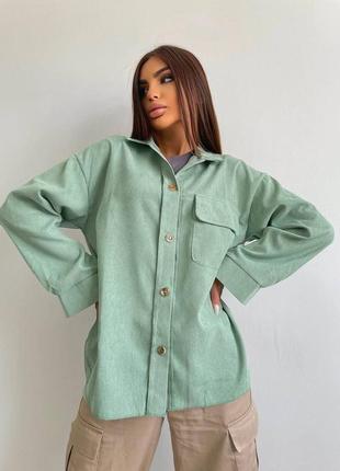 Рубашка из микровельвета