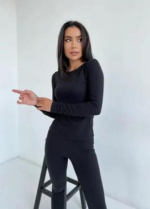 Термобитная женская arish fashion clothes s-m ( комплект кофта и брюки) трикотаж "пума"-плюш хорошо тянется2 фото