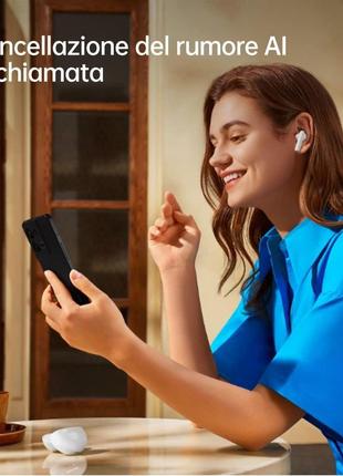 Oppo enco buds2, настоящие беспроводные наушники, bluetooth 5.2, вкладыши, шумоподавления, сенсорное управлени5 фото