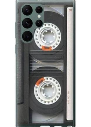 Чехол на samsung galaxy s22 ultra кассета из силикона fch_0002348