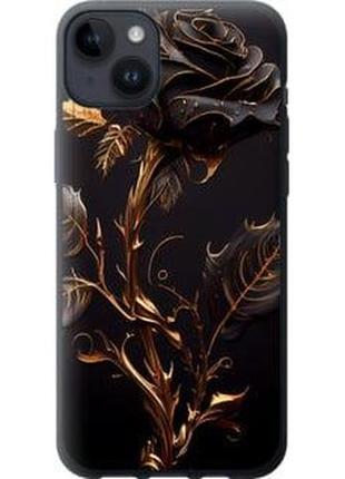 Чехол на iphone 14 plus роза 3 из силикона fch_0001406